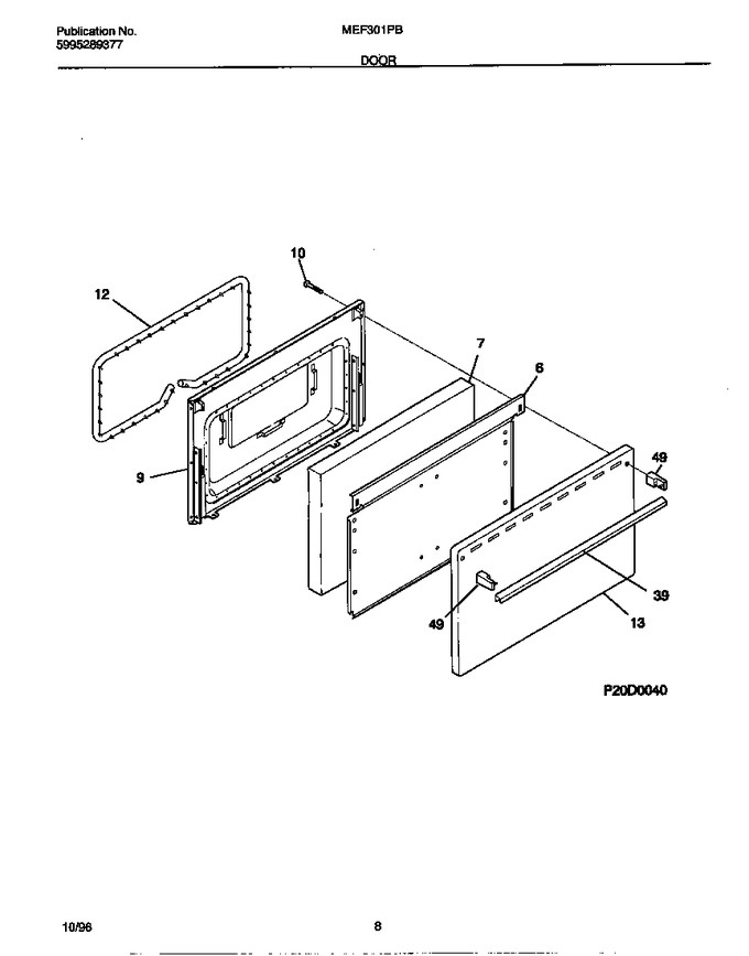 Diagram for MEF301PBWH