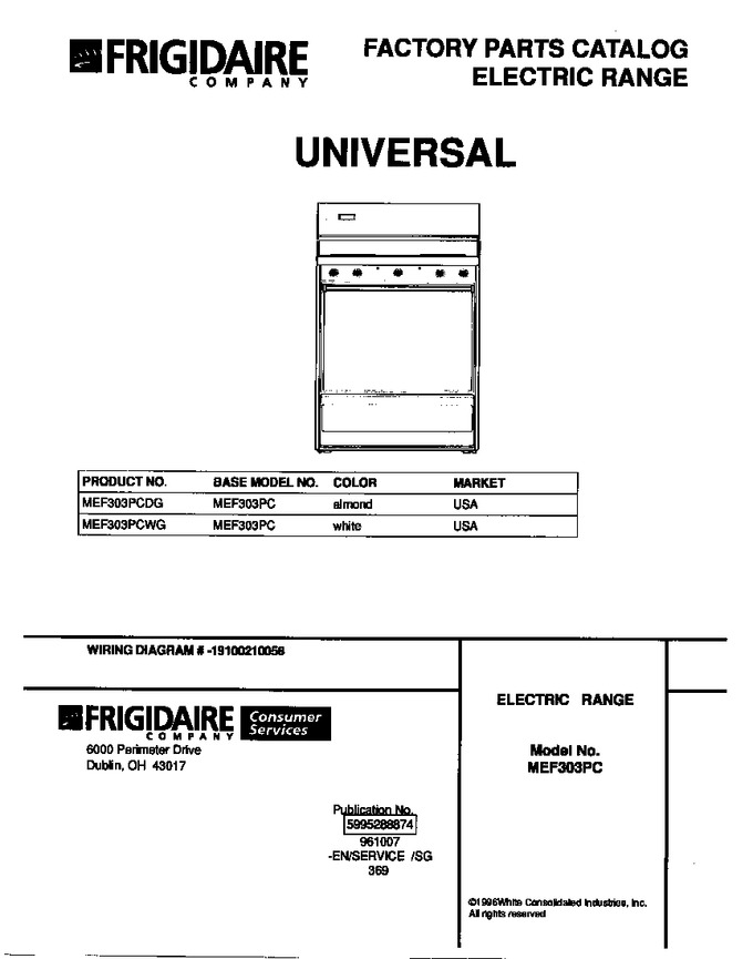 Diagram for MEF303PCWG