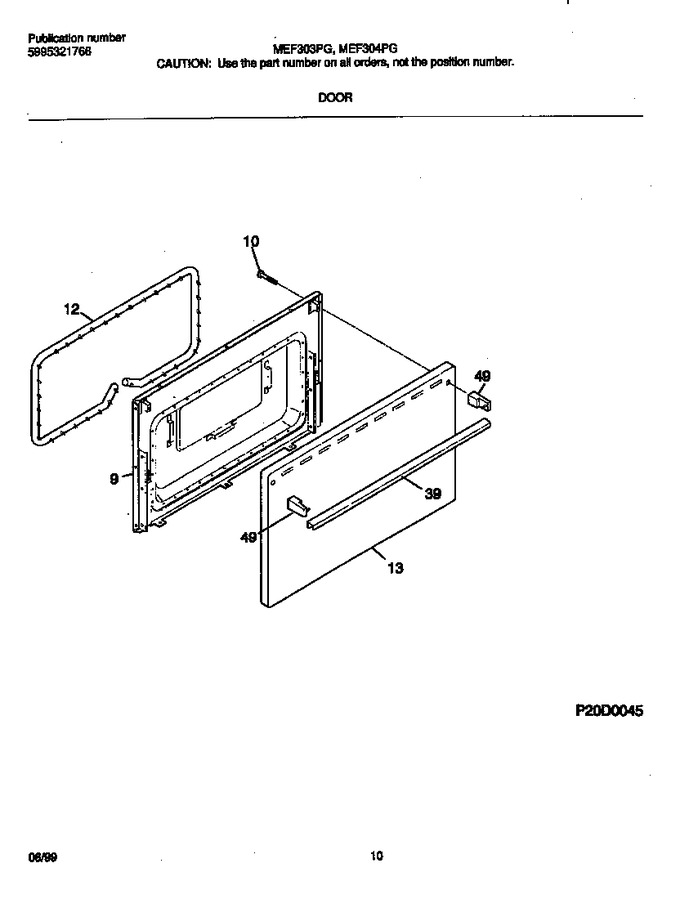 Diagram for MEF304PGWX