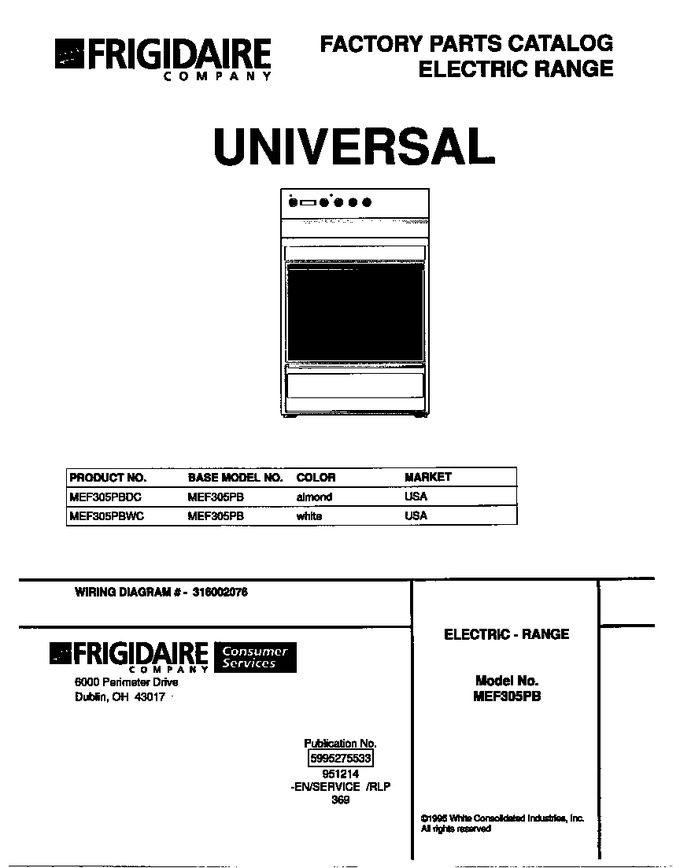 Diagram for MEF305PBDC