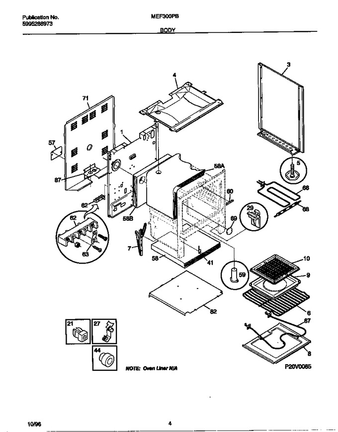 Diagram for MEF305PBWE