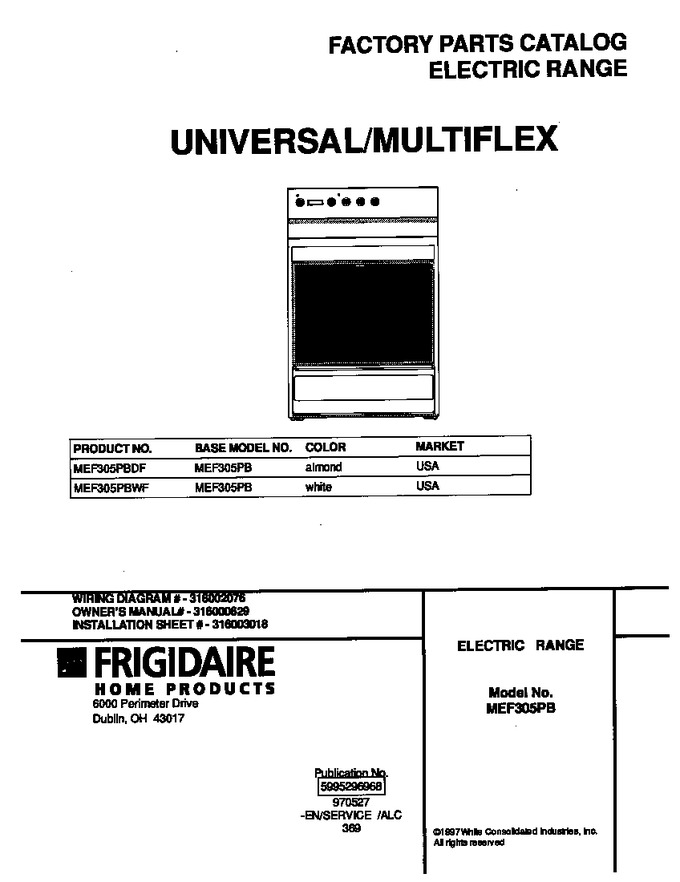 Diagram for MEF305PBDF