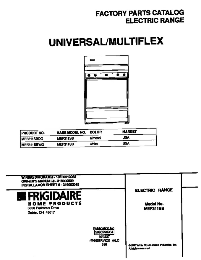 Diagram for MEF311SBDG