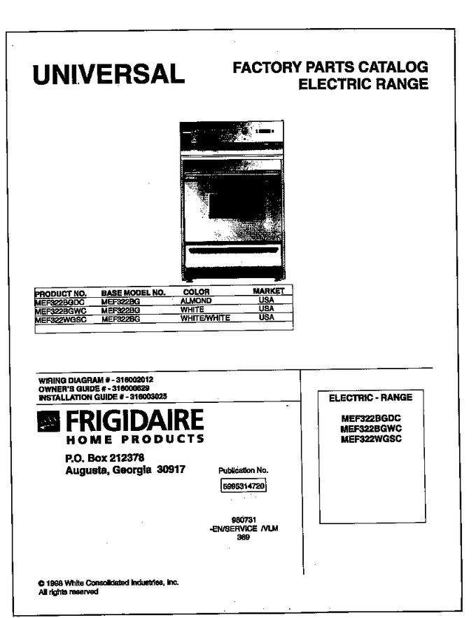 Diagram for MEF322BGDC