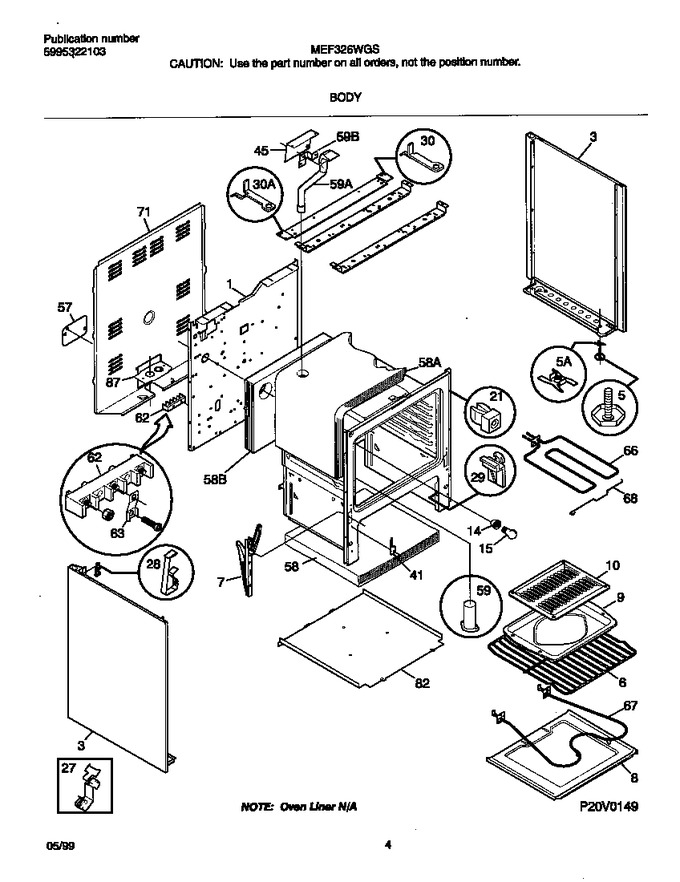 Diagram for MEF326WGSB