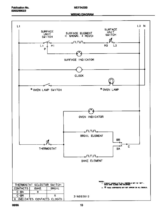 Diagram for MEF342BBWC