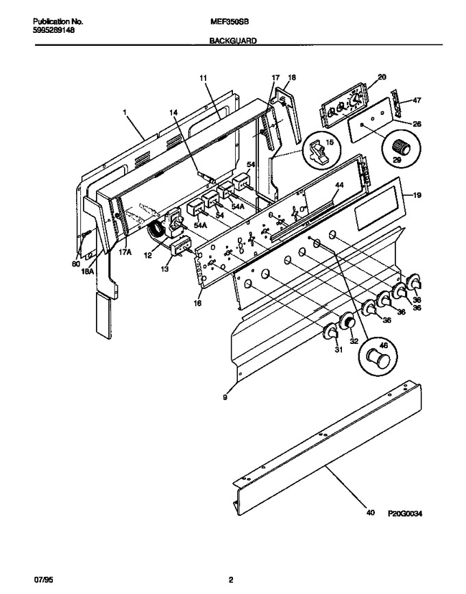 Diagram for MEF350SBWB