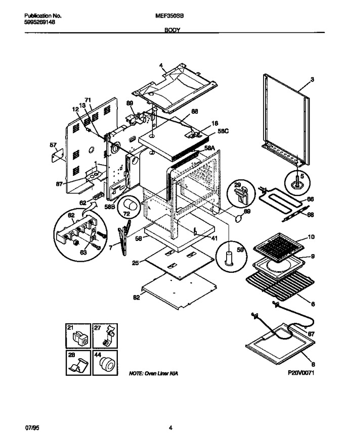 Diagram for MEF350SBWB
