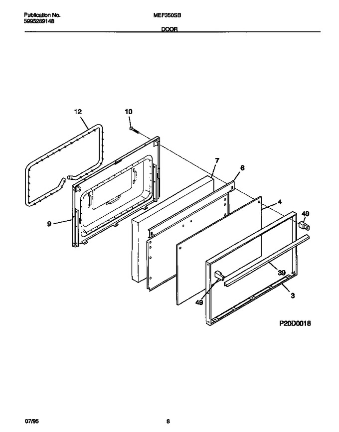 Diagram for MEF350SBWB