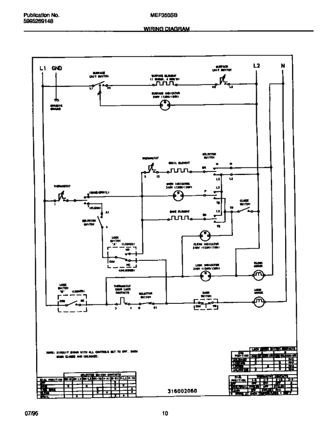 Diagram for MEF350SBWB
