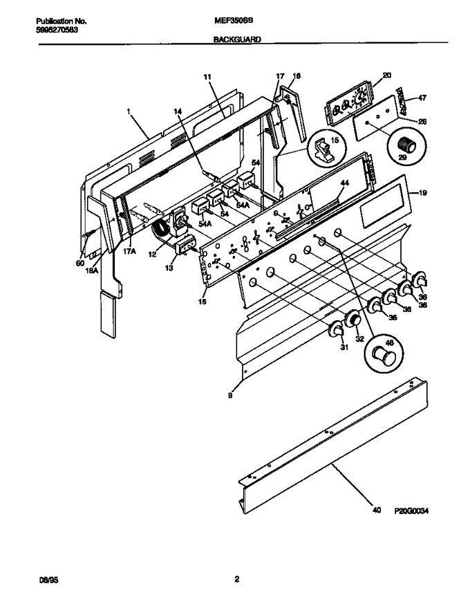 Diagram for MEF350SBWD
