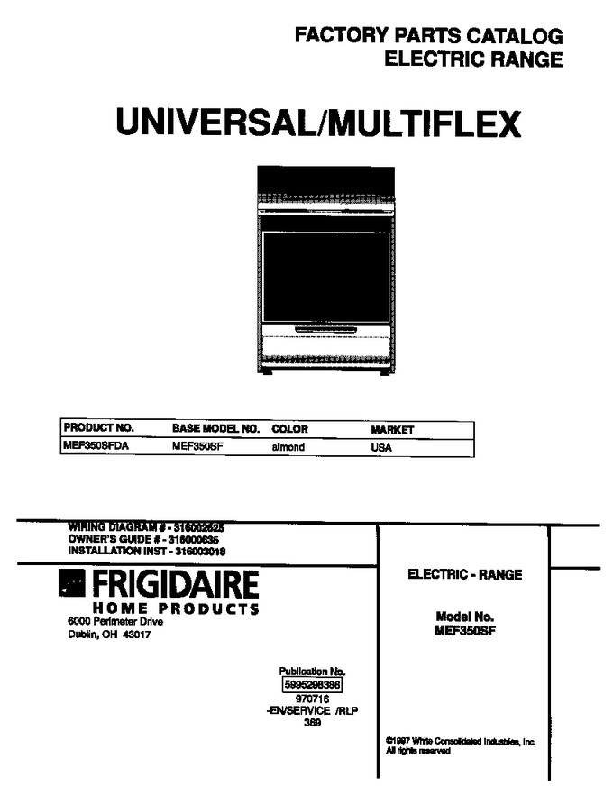 Diagram for MEF350SFDA