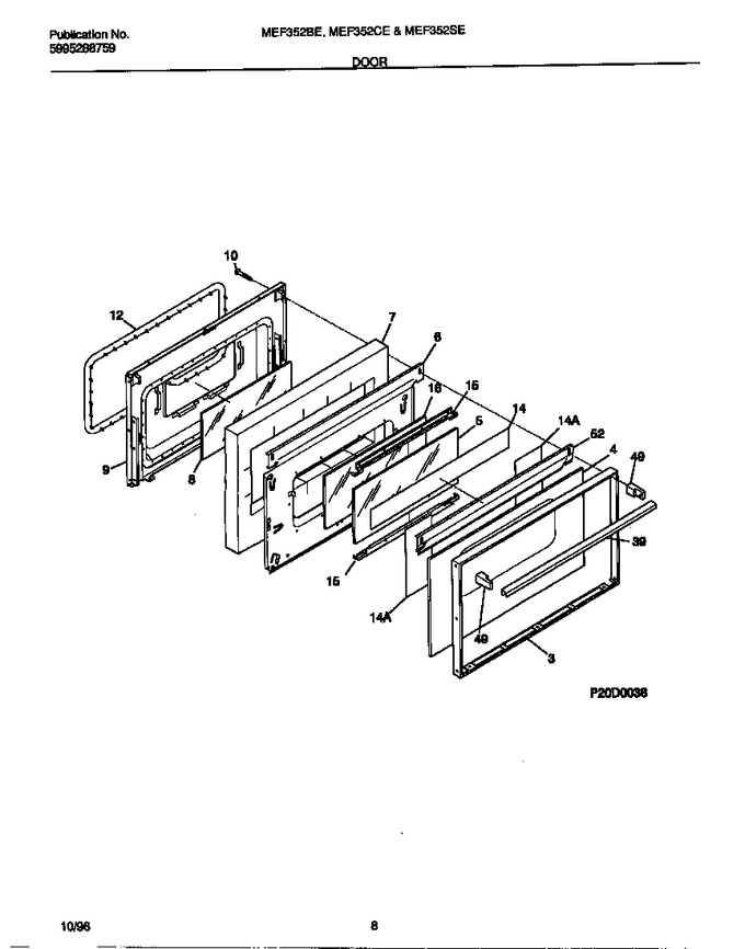 Diagram for MEF352BEWC
