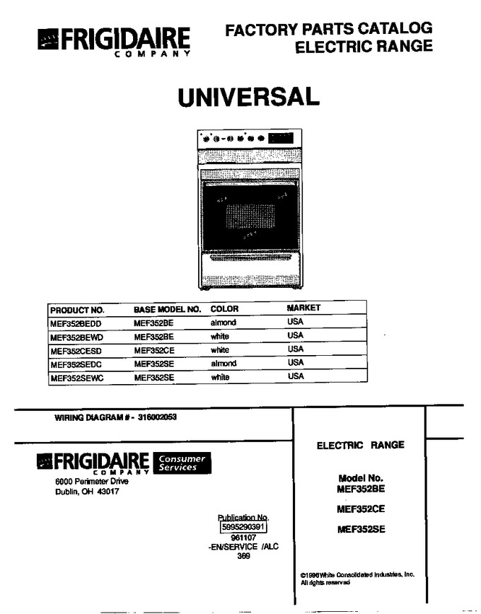 Diagram for MEF352SEWC