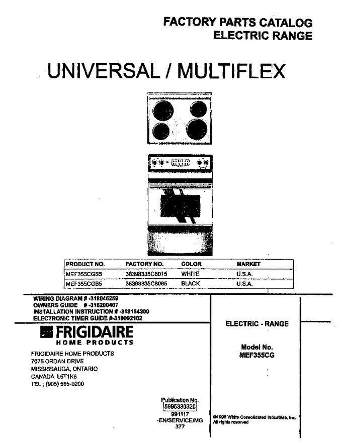 Diagram for MEF355CGS5
