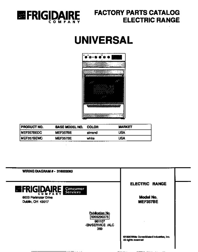 Diagram for MEF357BEWC