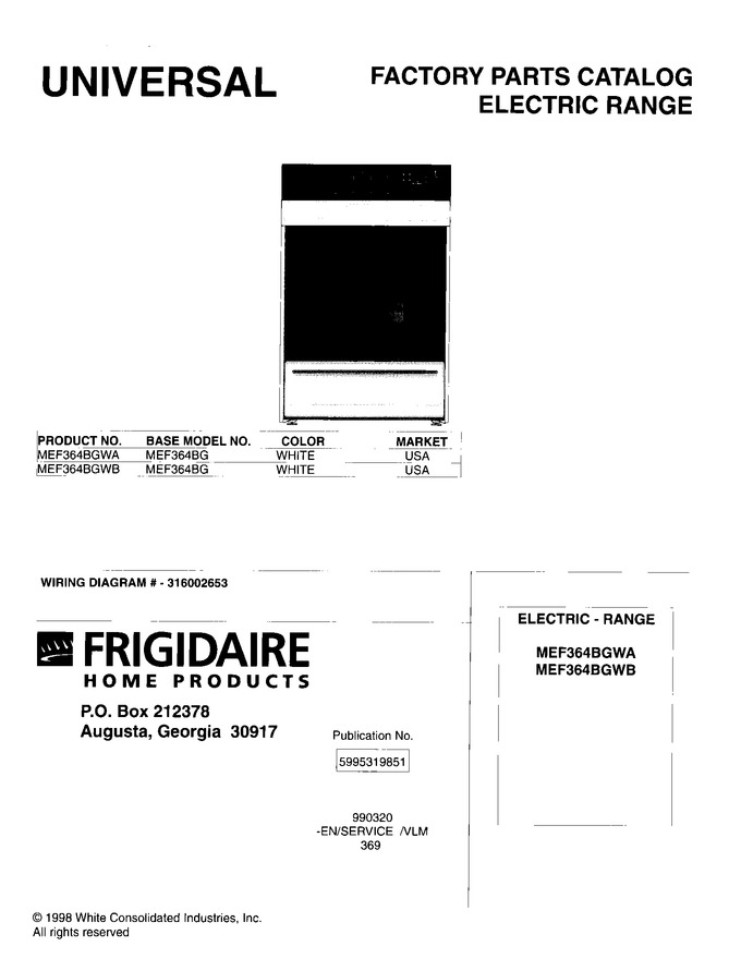 Diagram for MEF364BGWB