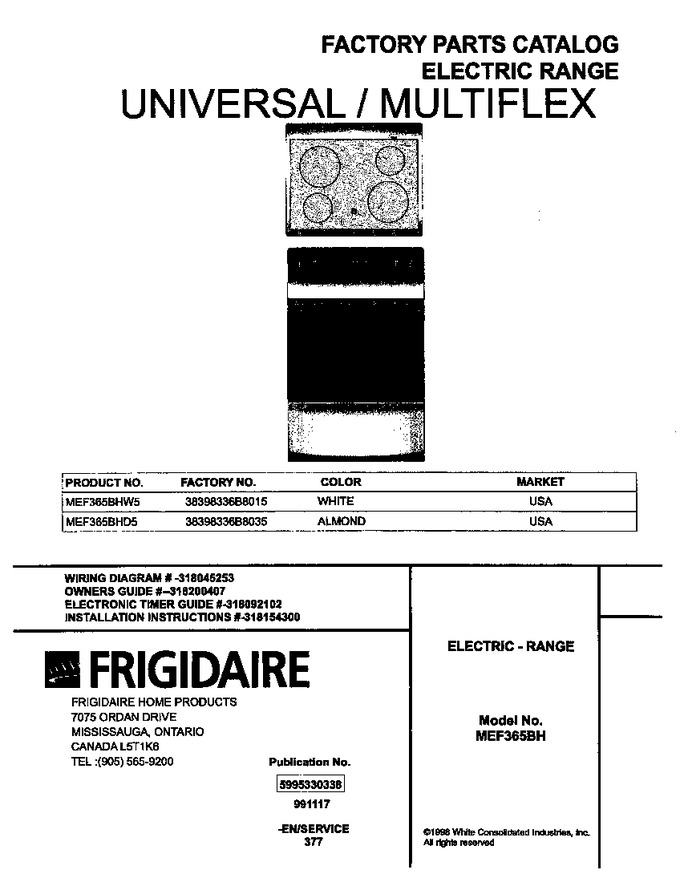 Diagram for MEF365BHW5