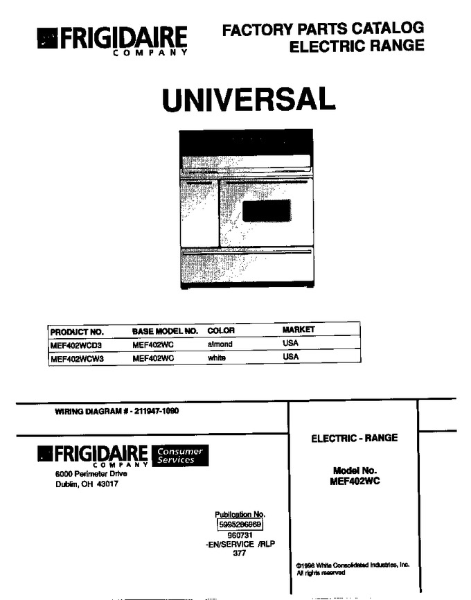 Diagram for MEF402WCW3