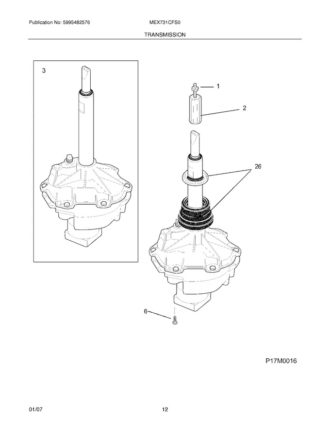 Diagram for MEX731CFS0