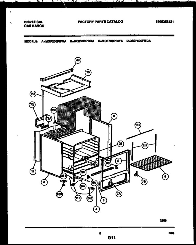 Diagram for MGF200PBDA
