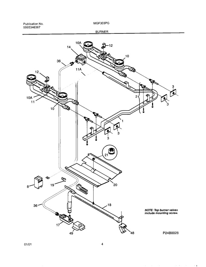 Diagram for MGF303PGDH