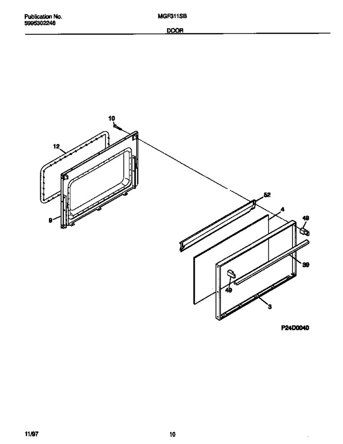 Diagram for MGF311SBDF