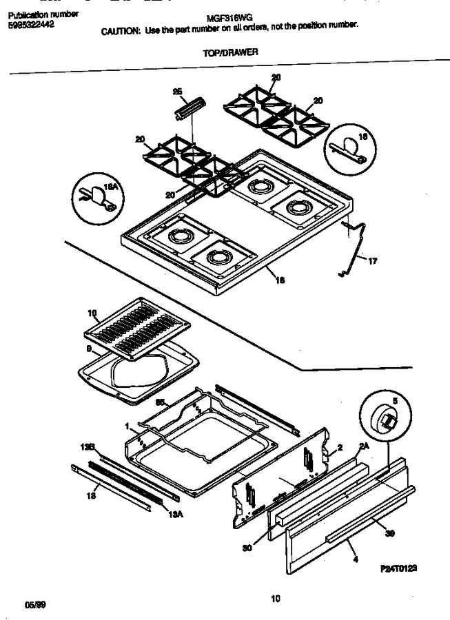Diagram for MGF316WGTC