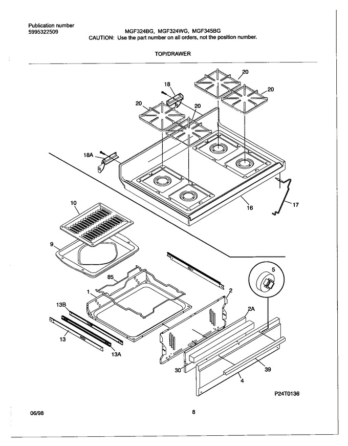 Diagram for MGF345BGWB