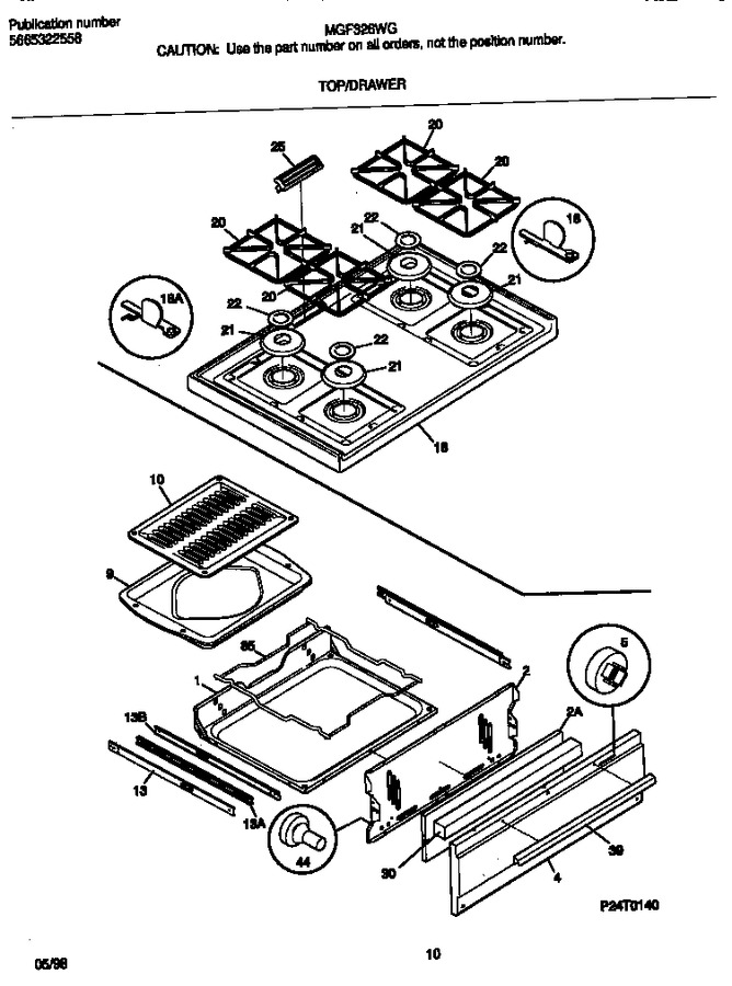 Diagram for MGF326WGTD
