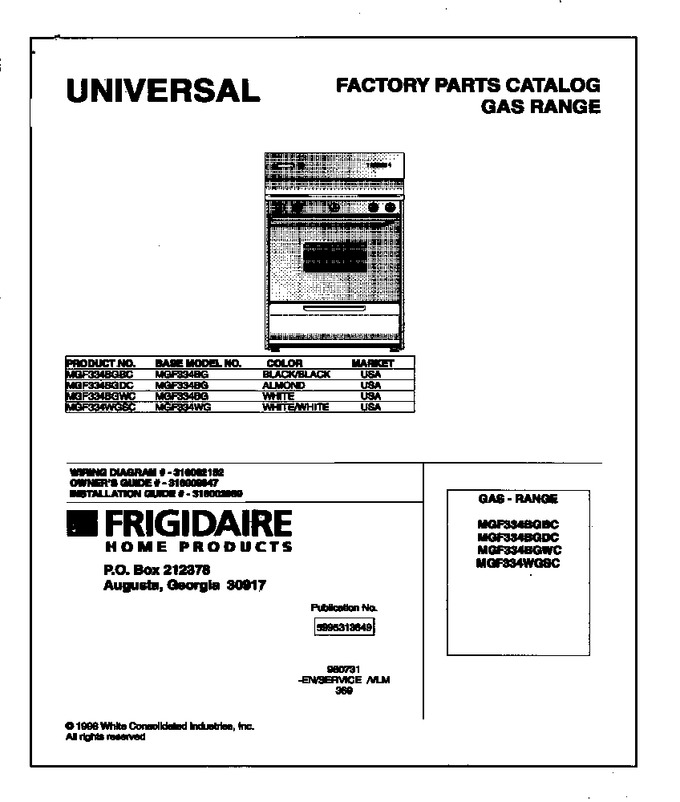 Diagram for MGF334BGBC