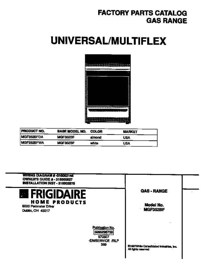 Diagram for MGF352BFWA