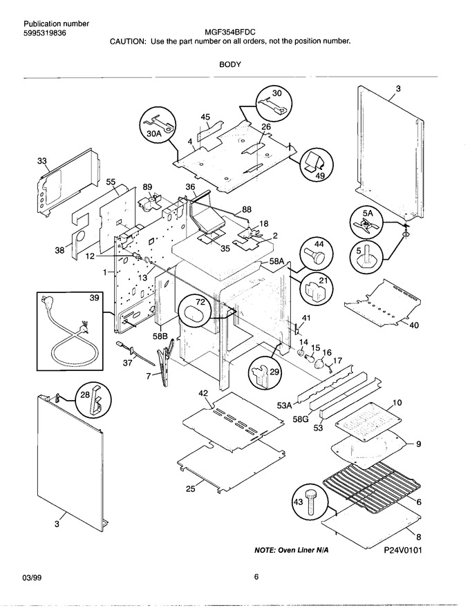 Diagram for MGF354BFWC