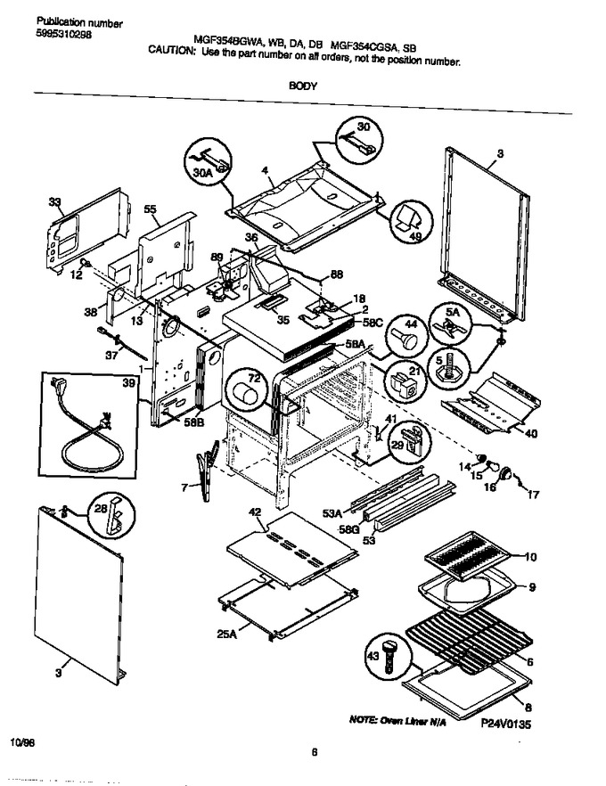Diagram for MGF354CGSA