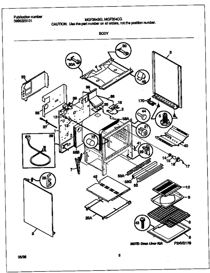 Diagram for MGF354BGDC