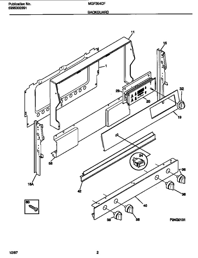 Diagram for MGF354CFSC