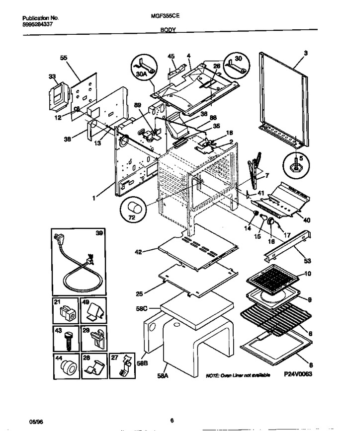 Diagram for MGF355CESB