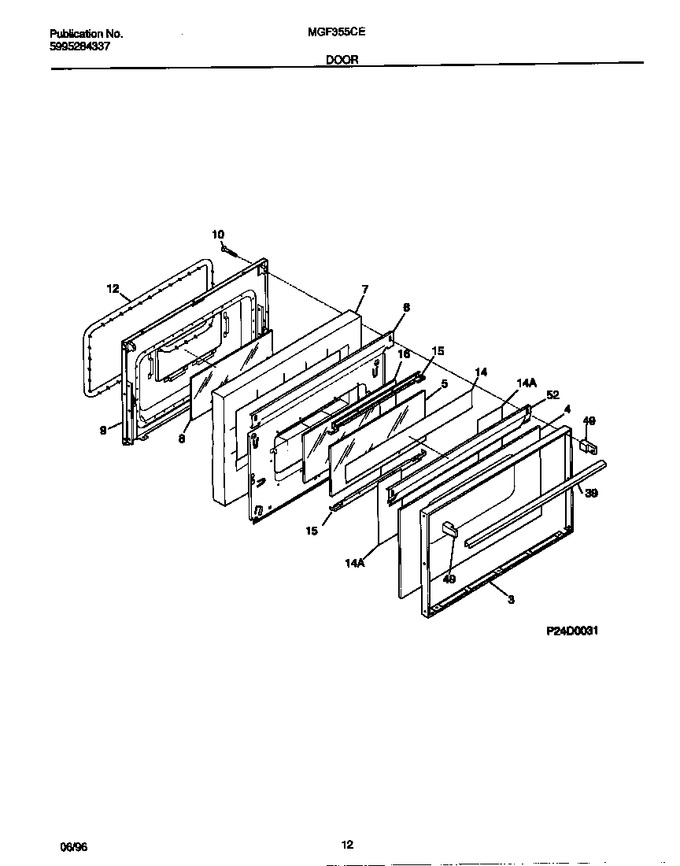 Diagram for MGF355CESB
