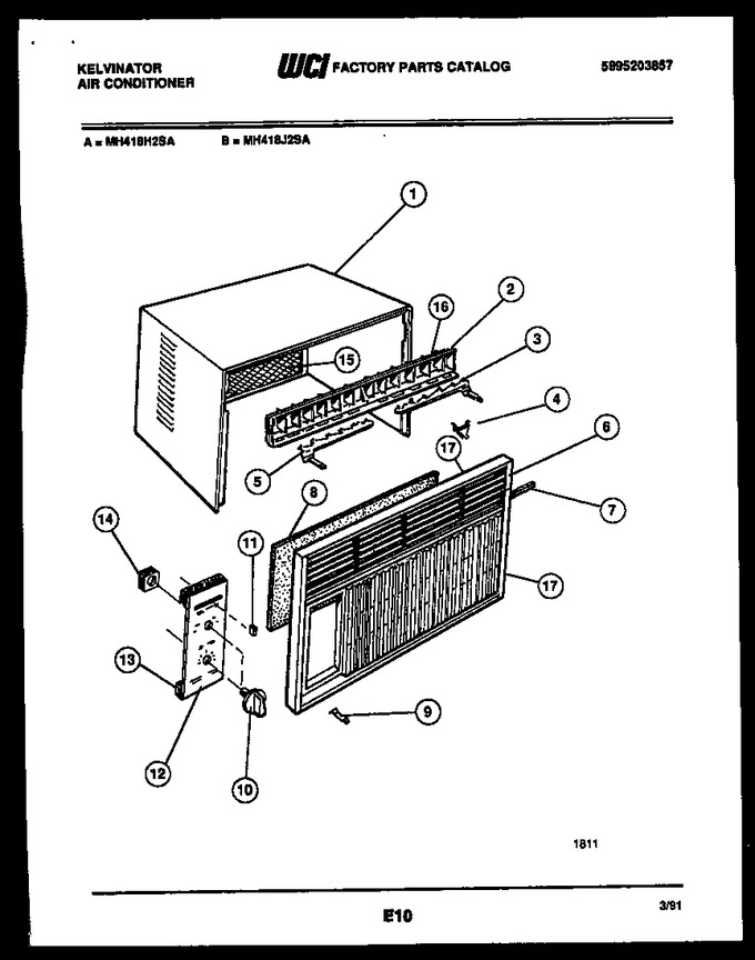 Diagram for MH418J2SA