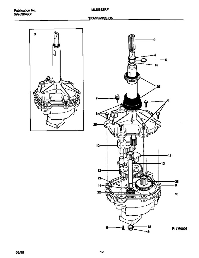 Diagram for MLSG62RFD0