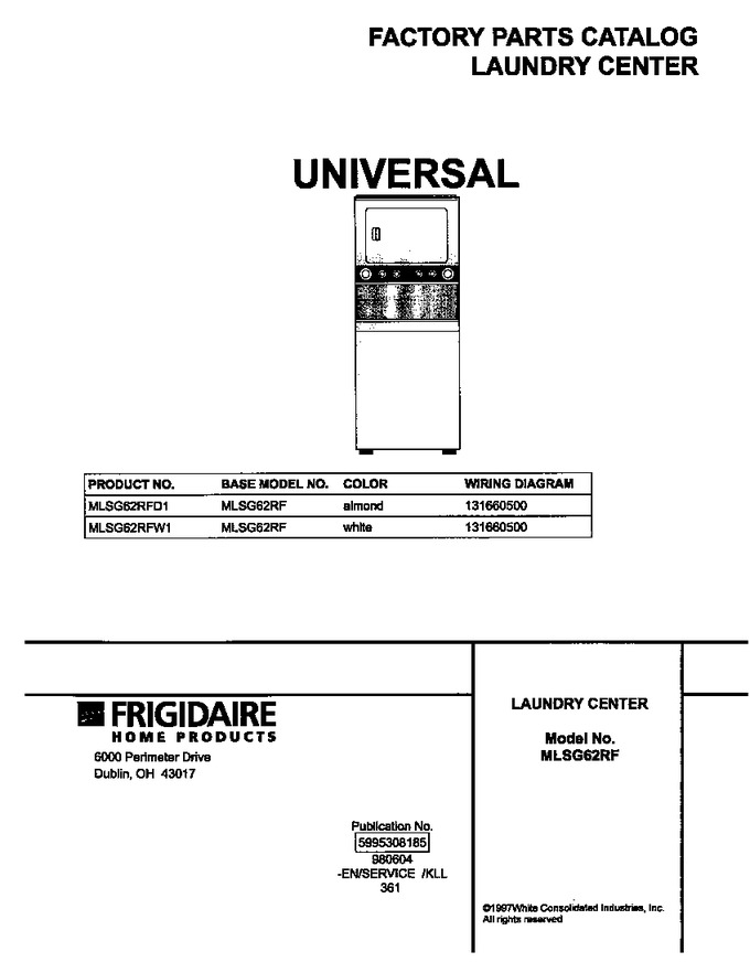 Diagram for MLSG62RFW1