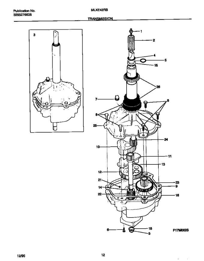 Diagram for MLXE42RBD3
