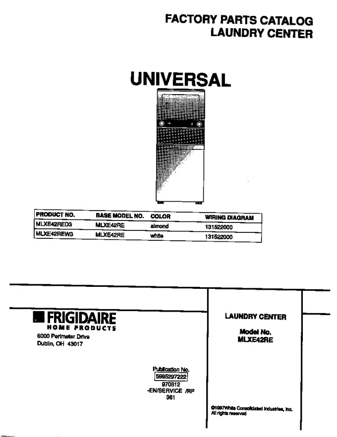 Diagram for MLXE42REW3