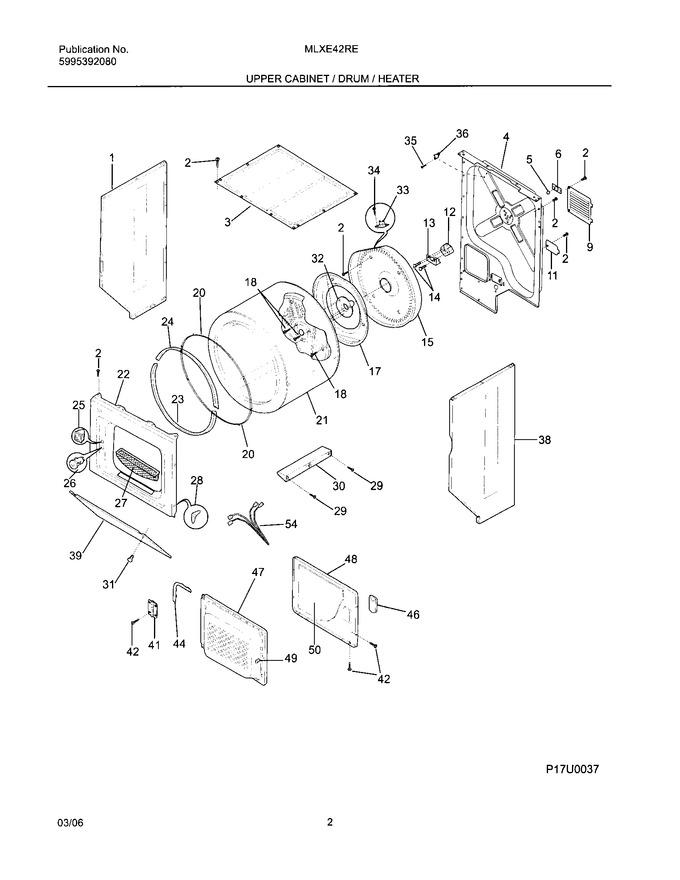 Diagram for MLXE42REW7