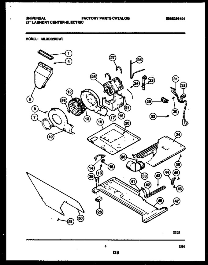 Diagram for MLXE62RBW0