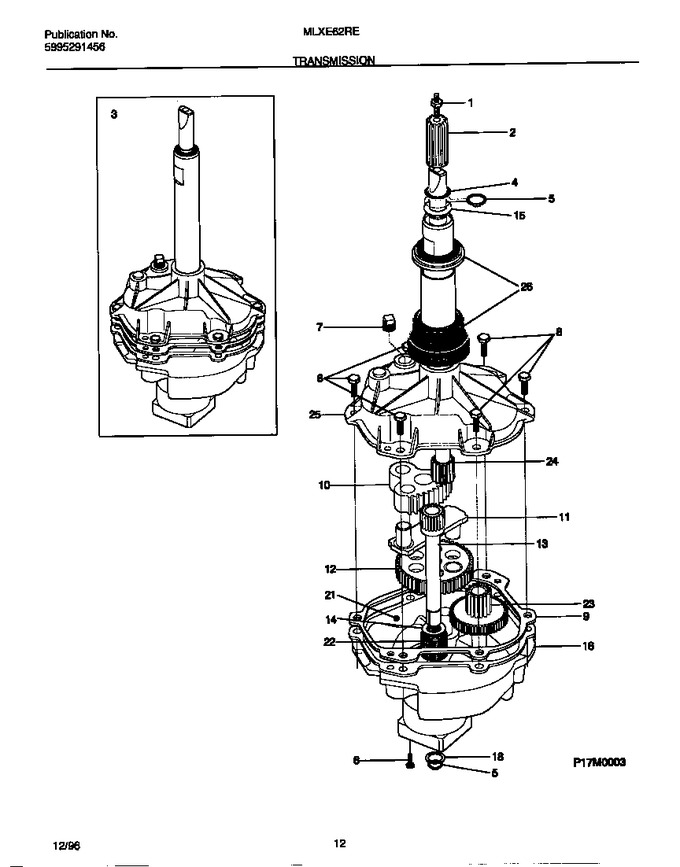 Diagram for MLXE62REW2