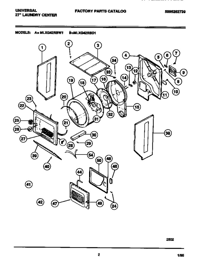 Diagram for MLXG42RBW1