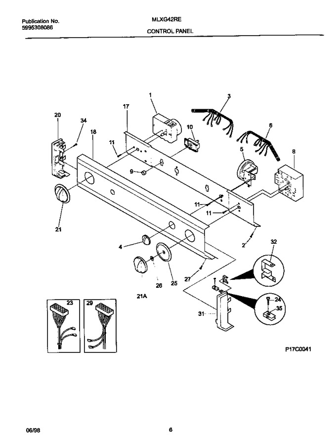 Diagram for MLXG42REW3