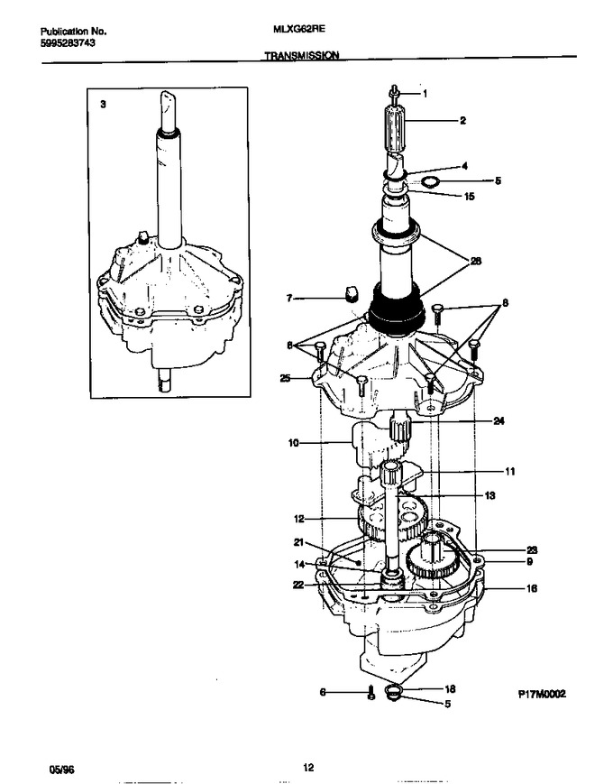 Diagram for MLXG62RED0