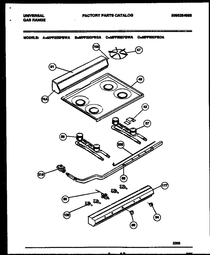 Diagram for MPF200PBDA